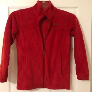 Red Columbia Fleece zipup
